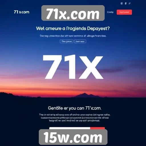 Acessibilidade e design intuitivo no 71x.com